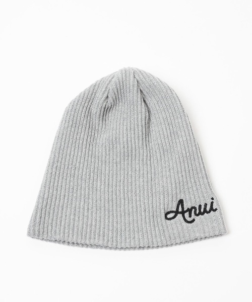 Anui（アニュイ）の「【UNISEX】レタリングロゴビーニー（ニットキャップ/ビーニー・レディース・ブラック/グレー・FREE）」の11枚目の写真