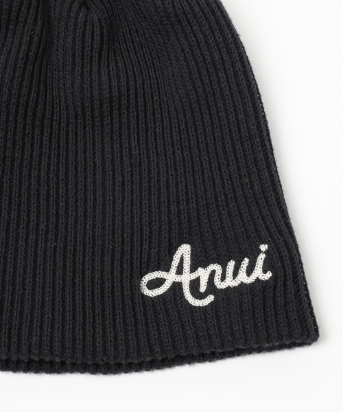 Anui（アニュイ）の「【UNISEX】レタリングロゴビーニー（ニットキャップ/ビーニー・レディース・ブラック/グレー・FREE）」の12枚目の写真