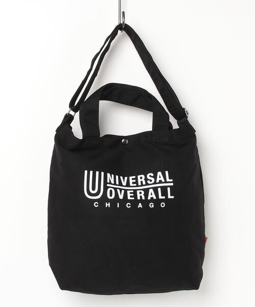 UNIVERSAL OVERALL(ユニバーサルオーバーオール)の「UNIVERSAL OVERALL SOUVENIR COTTON 2WAY TOTE(トートバッグ・メンズ・ホワイト/ブラック・FREE)」の12枚目の写真