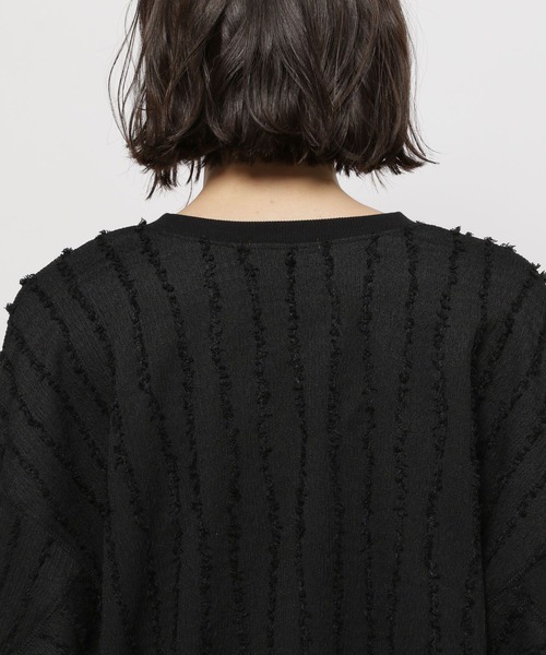 niko and...（ニコアンド）の「カットフリンジカーディガン（カーディガン/ボレロ・レディース・ブラック/レッド/アイボリー・FREE）」の13枚目の写真