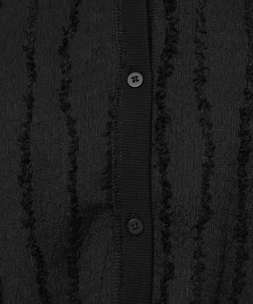 niko and...（ニコアンド）の「カットフリンジカーディガン（カーディガン/ボレロ・レディース・ブラック/レッド/アイボリー・FREE）」の18枚目の写真