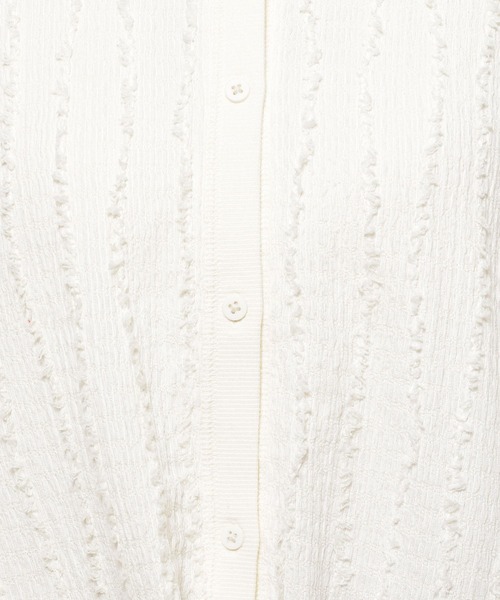 niko and...（ニコアンド）の「カットフリンジカーディガン（カーディガン/ボレロ・レディース・ブラック/レッド/アイボリー・FREE）」の20枚目の写真