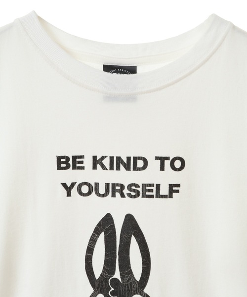 Candy Stripper（キャンディストリッパー）の「NO BAD DAYS Tシャツ（Tシャツ/カットソー・レディース・オフホワイト/ブラック/ライトブルー/パープル・3/2/1）」の6枚目の写真