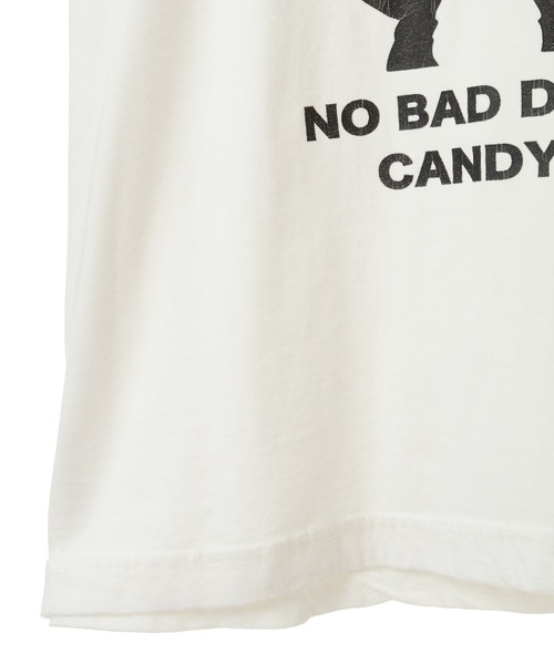Candy Stripper（キャンディストリッパー）の「NO BAD DAYS Tシャツ（Tシャツ/カットソー・レディース・オフホワイト/ブラック/ライトブルー/パープル・3/2/1）」の8枚目の写真