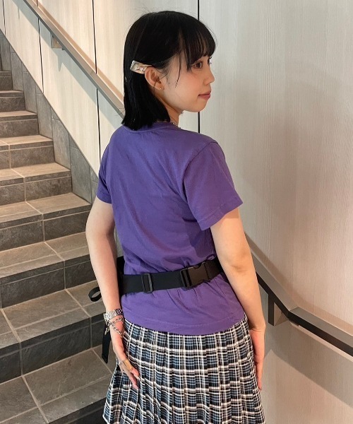 Candy Stripper（キャンディストリッパー）の「NO BAD DAYS Tシャツ（Tシャツ/カットソー・レディース・オフホワイト/ブラック/ライトブルー/パープル・3/2/1）」の12枚目の写真