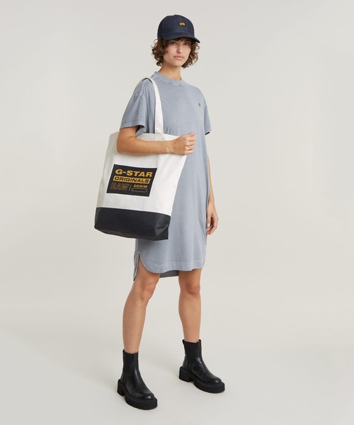 G-STAR(ジースター)の「CANVAS SHOPPER/キャンバストートバッグ/エコバッグ(トートバッグ・メンズ・オフホワイト・ONE SIZE)」の3枚目の写真
