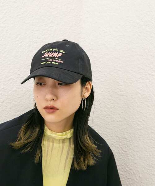 KBF（ケイビーエフ）の「エンブロイダリーCAP（キャップ・レディース・ネイビー/ベージュ・ONE）」の3枚目の写真