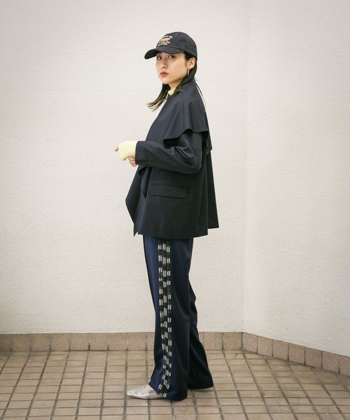 KBF（ケイビーエフ）の「エンブロイダリーCAP（キャップ・レディース・ネイビー/ベージュ・ONE）」の7枚目の写真