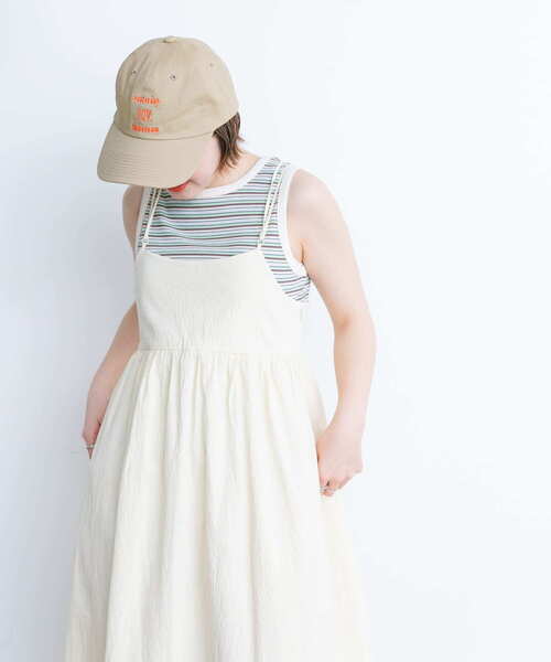 KBF（ケイビーエフ）の「エンブロイダリーCAP（キャップ・レディース・ネイビー/ベージュ・ONE）」の11枚目の写真