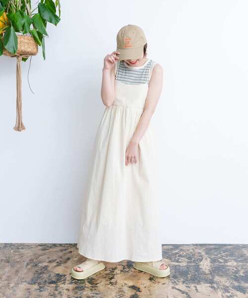 KBF（ケイビーエフ）の「エンブロイダリーCAP（キャップ・レディース・ネイビー/ベージュ・ONE）」の13枚目の写真