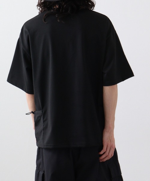FUNALIVE(ファンアライブ)の「ナイロンポケット スピンドル付き Tシャツ 半袖(Tシャツ/カットソー・メンズ・オフホワイト/オリーブ/ブラック・LL/L/M)」の11枚目の写真
