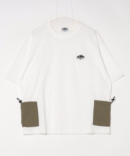 FUNALIVE(ファンアライブ)の「ナイロンポケット スピンドル付き Tシャツ 半袖(Tシャツ/カットソー・メンズ・オフホワイト/オリーブ/ブラック・LL/L/M)」の19枚目の写真