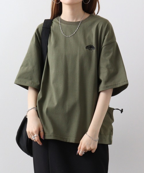 FUNALIVE(ファンアライブ)の「ナイロンポケット スピンドル付き Tシャツ 半袖(Tシャツ/カットソー・メンズ・オフホワイト/オリーブ/ブラック・LL/L/M)」の14枚目の写真