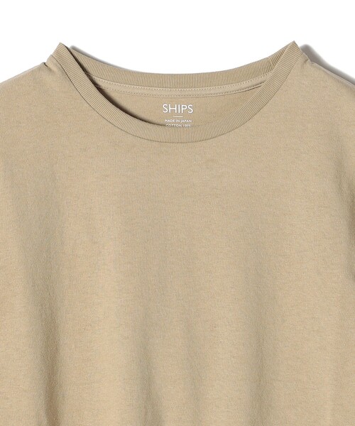 SHIPS(シップス)の「〈手洗い可能〉ベーシック TEE(Tシャツ/カットソー・レディース・ダークグレー/ピンク/ベージュ/ホワイト/レッド・ONE SIZE)」の11枚目の写真