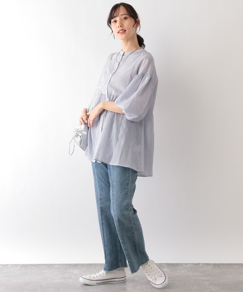 GLOBAL WORK（グローバルワーク）の「エアリーボイルペプラム