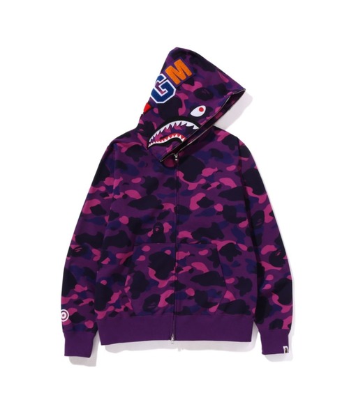 A BATHING APE FIRE CAMO フルジップ パーカー L A BATHING APE 1ST CAMO SHARK フルジップパーカー リラックス