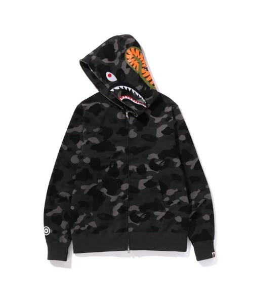 A BATHING APE Color Camo Shark フルジップフーディー|関送込 A BATHING APE(アベイシングエイプ)の「COLOR CAMO SHARK FULL
