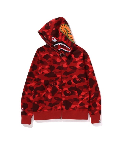 A BATHING APE Color Camo Shark フルジップフーディー|関送込 A BATHING APE(アベイシングエイプ)の「COLOR CAMO SHARK FULL