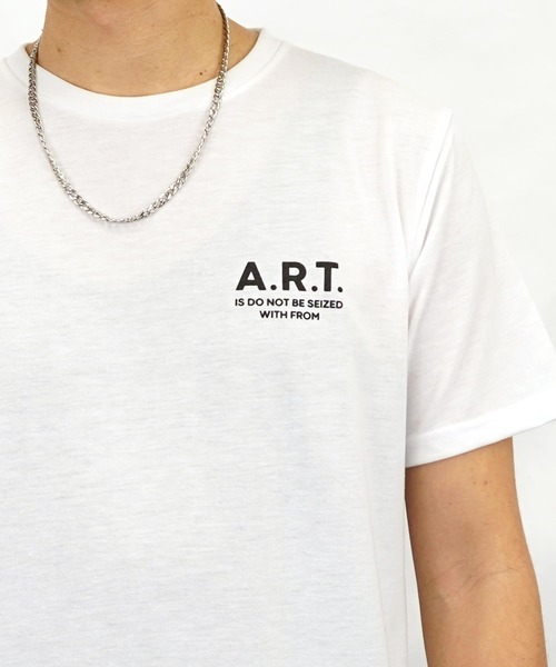 Burner(バーナー)の「【GROOVY STORE】ワンポイントロゴTシャツ 吸水速乾 UVカット(Tシャツ/カットソー・メンズ・クリアブラック/ホワイト系その他2/クリアブルー/スミクロ/ケリーグリーン/ライトブラック/ブラック/ネイビー/ホワイト/ブラック系その他2/ブラック系その他3/サーモンピンク・LL/M/L)」の2枚目の写真