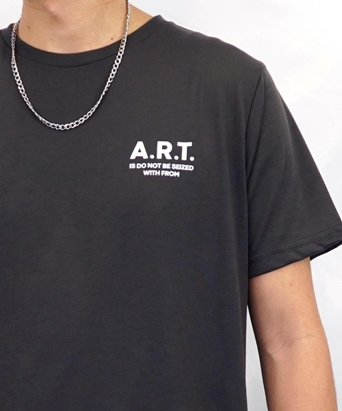 Burner(バーナー)の「【GROOVY STORE】ワンポイントロゴTシャツ 吸水速乾 UVカット(Tシャツ/カットソー・メンズ・クリアブラック/ホワイト系その他2/クリアブルー/スミクロ/ケリーグリーン/ライトブラック/ブラック/ネイビー/ホワイト/ブラック系その他2/ブラック系その他3/サーモンピンク・LL/M/L)」の6枚目の写真