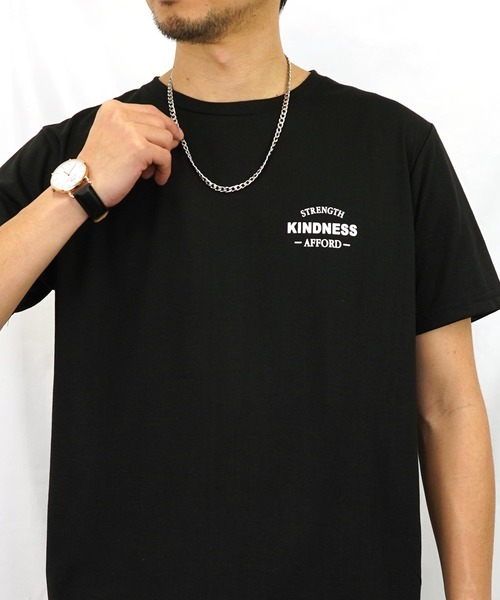 Burner(バーナー)の「【GROOVY STORE】ワンポイントロゴTシャツ 吸水速乾 UVカット(Tシャツ/カットソー・メンズ・クリアブラック/ホワイト系その他2/クリアブルー/スミクロ/ケリーグリーン/ライトブラック/ブラック/ネイビー/ホワイト/ブラック系その他2/ブラック系その他3/サーモンピンク・LL/M/L)」の8枚目の写真