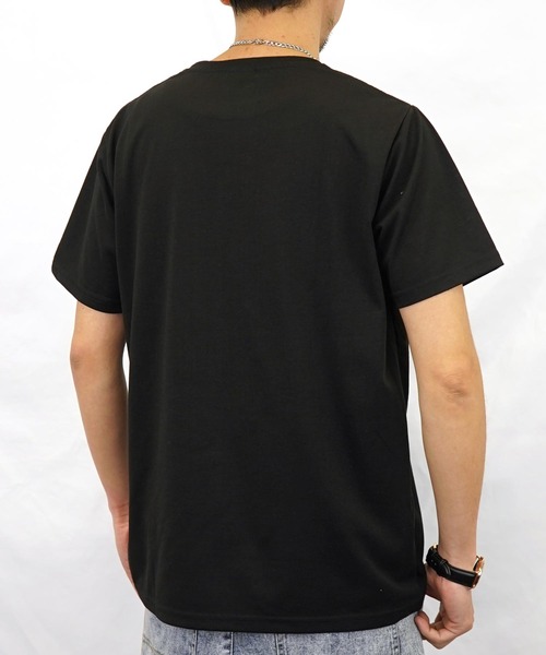 Burner(バーナー)の「【GROOVY STORE】ワンポイントロゴTシャツ 吸水速乾 UVカット(Tシャツ/カットソー・メンズ・クリアブラック/ホワイト系その他2/クリアブルー/スミクロ/ケリーグリーン/ライトブラック/ブラック/ネイビー/ホワイト/ブラック系その他2/ブラック系その他3/サーモンピンク・LL/M/L)」の20枚目の写真