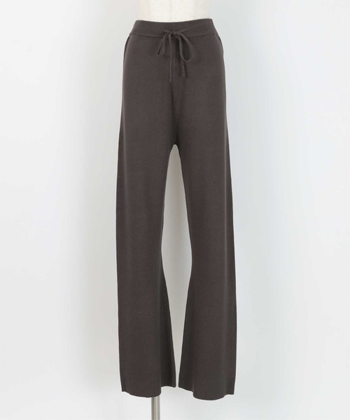 UR'S(ユアーズ)の「ニットフレアパンツ(その他パンツ・レディース・ブラウン/アイボリー/ブラック・L/M/S)」の15枚目の写真
