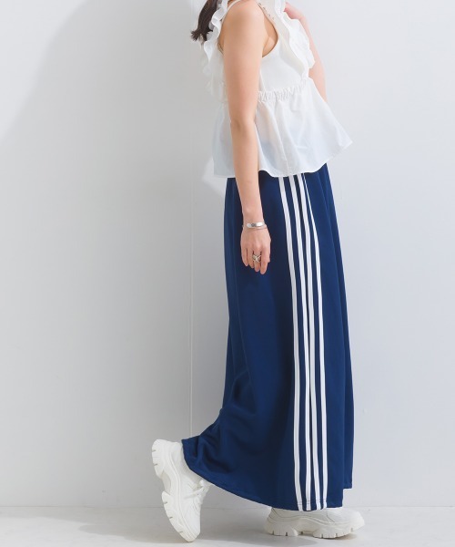 terrace(テラス)の「ドロストヘムジャージバルーンスカート(スカート・レディース・ブラック/レッド/ネイビー/グレー・MEDIUM)」の3枚目の写真