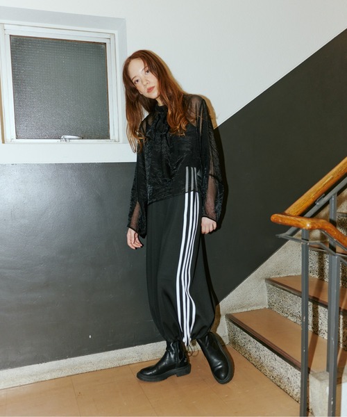 terrace(テラス)の「ドロストヘムジャージバルーンスカート(スカート・レディース・ブラック/レッド/ネイビー/グレー・MEDIUM)」の15枚目の写真