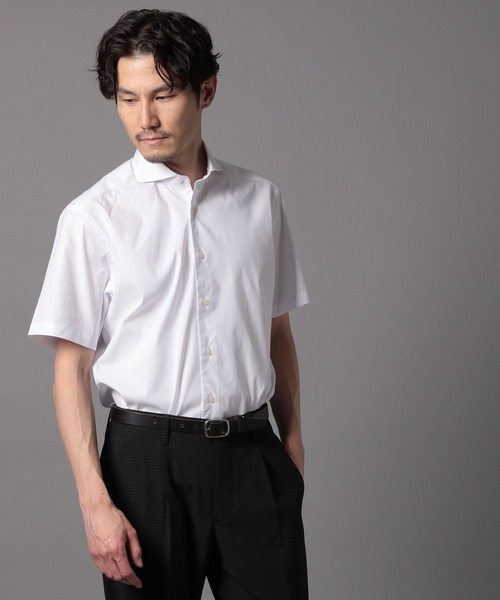 GLOBAL WORK（グローバルワーク）の「ワイドカラーシャツ/Salon de GW/986868（シャツ/ブラウス・メンズ・ネイビー系8/サックスブルー/オフホワイト・MEDIUM/SMALL/LARGE/X-LARGE）」の21枚目の写真