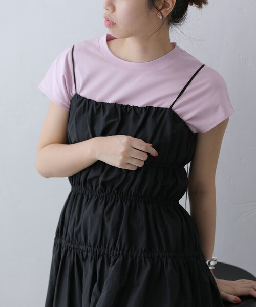 La TOTALITE（ラトータリテ）の「スムースハイネックプルオーバー（Tシャツ/カットソー・レディース・ブラック/ピンク系その他/グレー/ホワイト・FREE）」の4枚目の写真