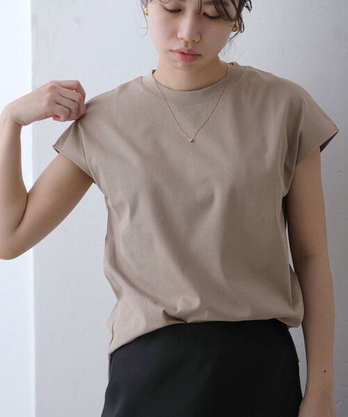 La TOTALITE（ラトータリテ）の「スムースハイネックプルオーバー（Tシャツ/カットソー・レディース・ブラック/ピンク系その他/グレー/ホワイト・FREE）」の11枚目の写真