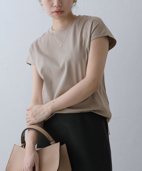 La TOTALITE（ラトータリテ）の「スムースハイネックプルオーバー（Tシャツ/カットソー・レディース・ブラック/ピンク系その他/グレー/ホワイト・FREE）」の12枚目の写真