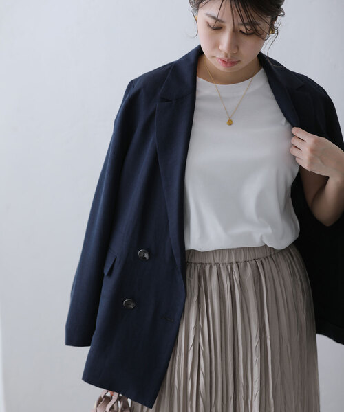 La TOTALITE（ラトータリテ）の「スムースハイネックプルオーバー（Tシャツ/カットソー・レディース・ブラック/ピンク系その他/グレー/ホワイト・FREE）」の18枚目の写真