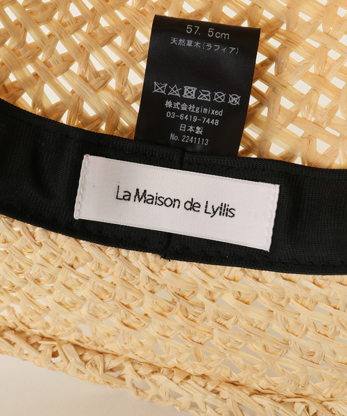Spick & Span（スピックアンドスパン）の「La Maison de Lyllis / ラ メゾン ド リリス 別注EVELIN 2241113（ハット・レディース・ベージュ・FREE）」の14枚目の写真