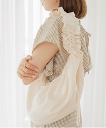 flower | サテンシャーリングバッグ(ショルダーバッグ)