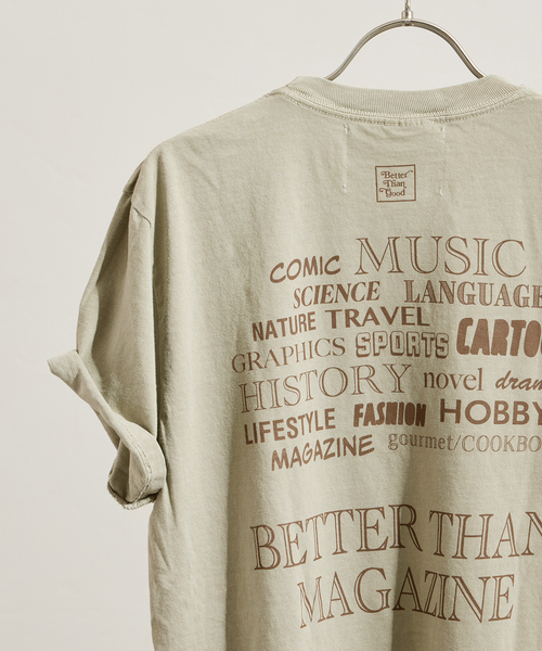 セール】BETTER THAN GOOD/ベターザングッド BTG GOOD BOOKS T