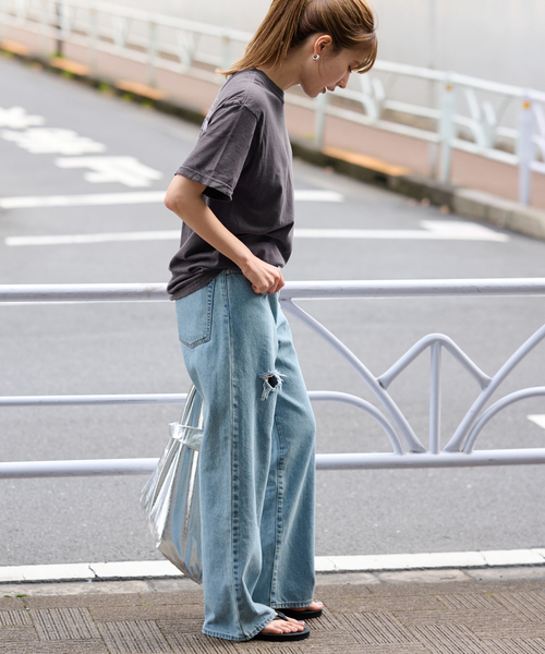 FRAMeWORK（フレームワーク）の「BETTER THAN GOOD/ベターザングッド BTG GOOD BOOKS Tシャツ（Tシャツ/カットソー・レディース・ホワイト/チャコールグレー/ベージュ・FREE）」の13枚目の写真