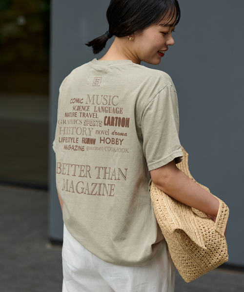 FRAMeWORK BTG GOOD BOOKS Tシャツ セール】BETTER THAN GOOD/ベターザングッド BTG GOOD BOOKS T