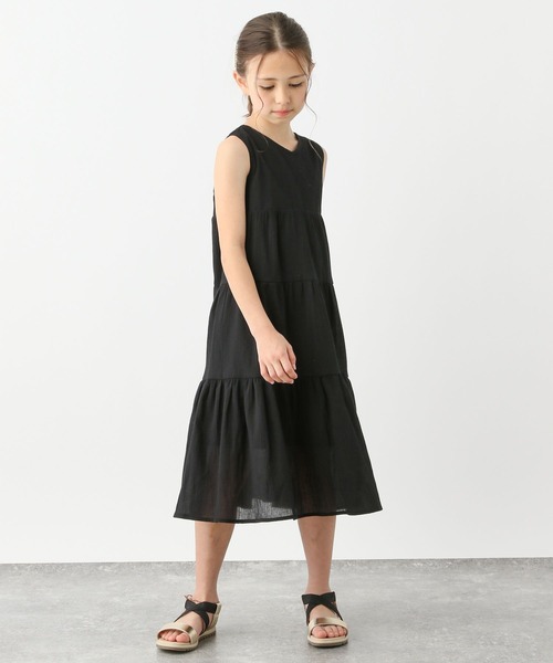 GLOBAL WORK（グローバルワーク）の「イージーDRY楊柳ワンピース/123810（ワンピース・キッズ・ブラック/ブルー・120cm/130cm/140cm/150cm/160cm/170cm）」の10枚目の写真