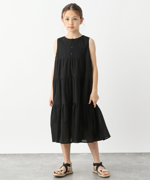 GLOBAL WORK（グローバルワーク）の「イージーDRY楊柳ワンピース/123810（ワンピース・キッズ・ブラック/ブルー・120cm/130cm/140cm/150cm/160cm/170cm）」の7枚目の写真