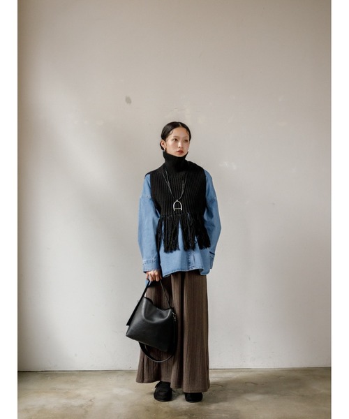 AGAWD　アガウド　レイヤードフリルベスト AGAWD】Layered Frill Vest | EGAMI OFFICIAL WEB