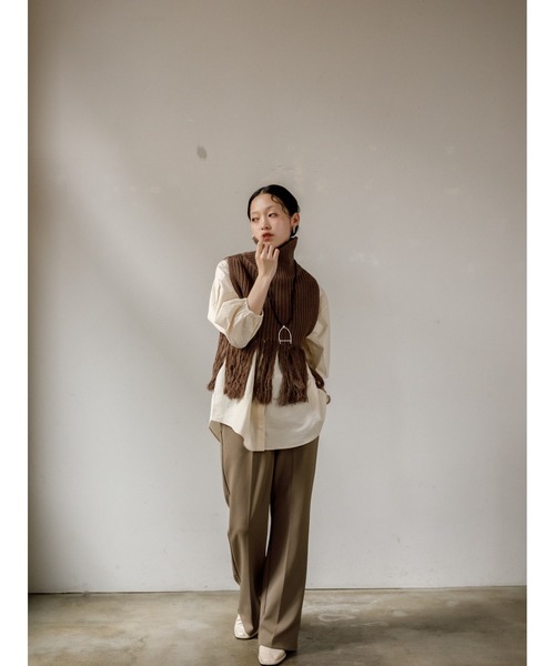 AGAWD　アガウド　レイヤードフリルベスト AGAWD】Layered Frill Vest | EGAMI OFFICIAL WEB