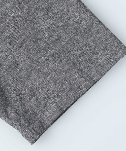 BACK NUMBER（バックナンバー）の「【BACK NUMBER】開襟半袖キューバシャツ（シャツ/ブラウス・メンズ・ネイビー/ブルー・S/M/L/XL）」の6枚目の写真