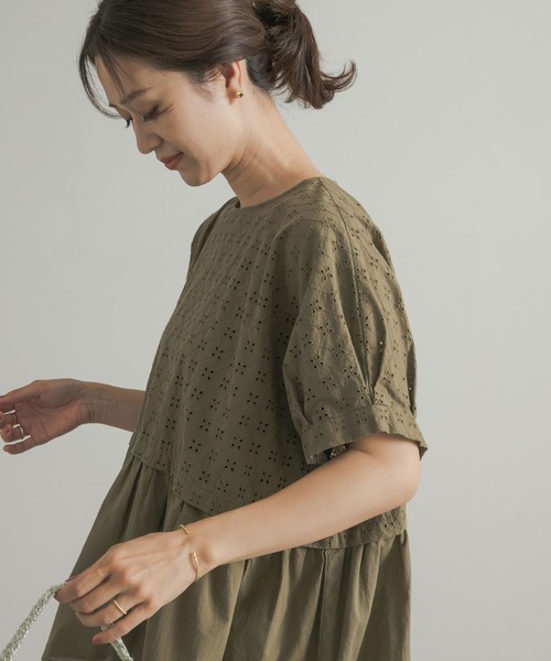 ☆rinrinparts再開延期さま専用☆アーバンリサーチブラウスカーキブラック ☆rinrinparts再開延期さま専用☆アーバンリサーチブラウスカーキ