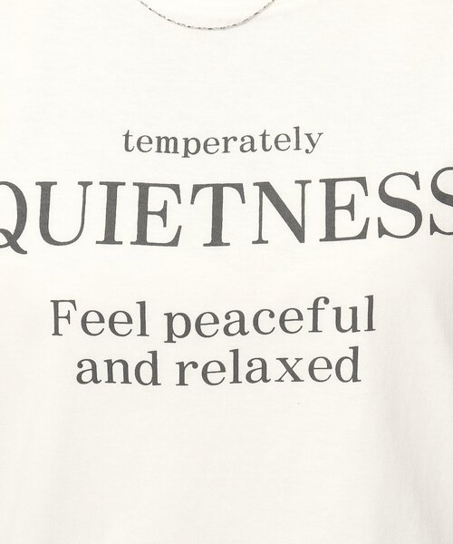 Cutie Blonde（キューティーブロンド）の「【洗える/プチプラ】プリントTシャツ（Tシャツ/カットソー・レディース・ベージュ系その他4/ホワイト系その他3/ホワイト系その他2/モスグリーン系3/ホワイト系その他5/ネイビー系5/チャコール/オレンジ系その他5/ブラック系6/ホワイト系その他6・02/03/04）」の18枚目の写真