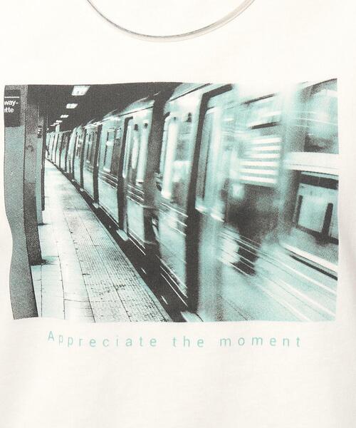 Cutie Blonde（キューティーブロンド）の「【洗える/プチプラ】プリントTシャツ（Tシャツ/カットソー・レディース・ベージュ系その他4/ホワイト系その他3/ホワイト系その他2/モスグリーン系3/ホワイト系その他5/ネイビー系5/チャコール/オレンジ系その他5/ブラック系6/ホワイト系その他6・02/03/04）」の22枚目の写真