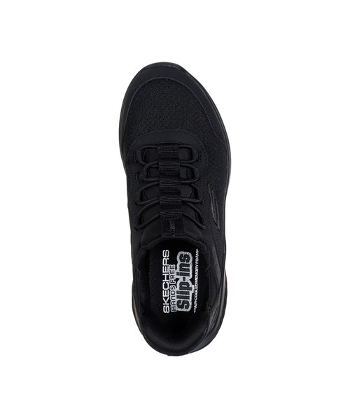 SKECHERS（スケッチャーズ）の「SKECHERS HANDS FREE SLIP-INS: BOUNDER - BRISK-BURST / スケッチャーズ ハンズフリー スリッップインズ バウンダー - ブリスクバースト（スリッポン・キッズ・ブラック×ブラック/ブラック×ブルー/グレー/ネイビー/レッド・21cm/20cm/19cm/18cm/17cm/22cm）」の6枚目の写真