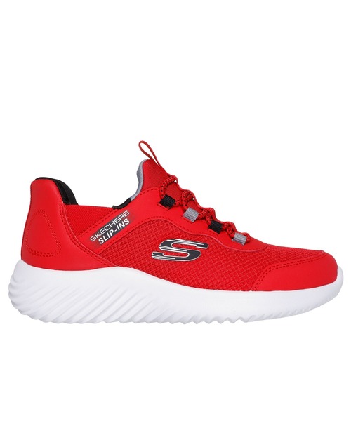 SKECHERS（スケッチャーズ）の「SKECHERS HANDS FREE SLIP-INS: BOUNDER - BRISK-BURST / スケッチャーズ ハンズフリー スリッップインズ バウンダー - ブリスクバースト（スリッポン・キッズ・ブラック×ブラック/ブラック×ブルー/グレー/ネイビー/レッド・21cm/20cm/19cm/18cm/17cm/22cm）」の20枚目の写真