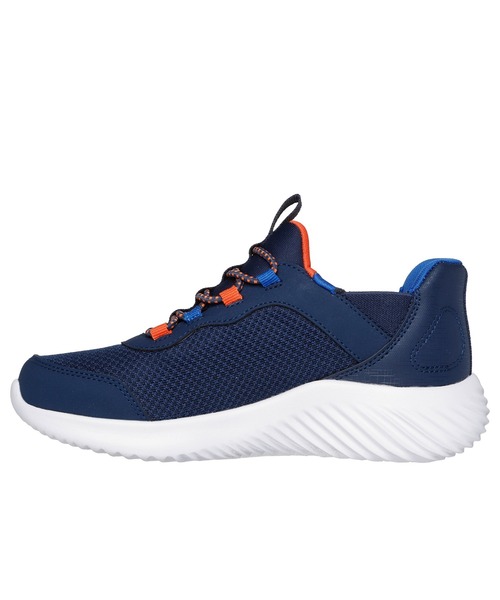 SKECHERS（スケッチャーズ）の「SKECHERS HANDS FREE SLIP-INS: BOUNDER - BRISK-BURST / スケッチャーズ ハンズフリー スリッップインズ バウンダー - ブリスクバースト（スリッポン・キッズ・ブラック×ブラック/ブラック×ブルー/グレー/ネイビー/レッド・21cm/20cm/19cm/18cm/17cm/22cm）」の17枚目の写真